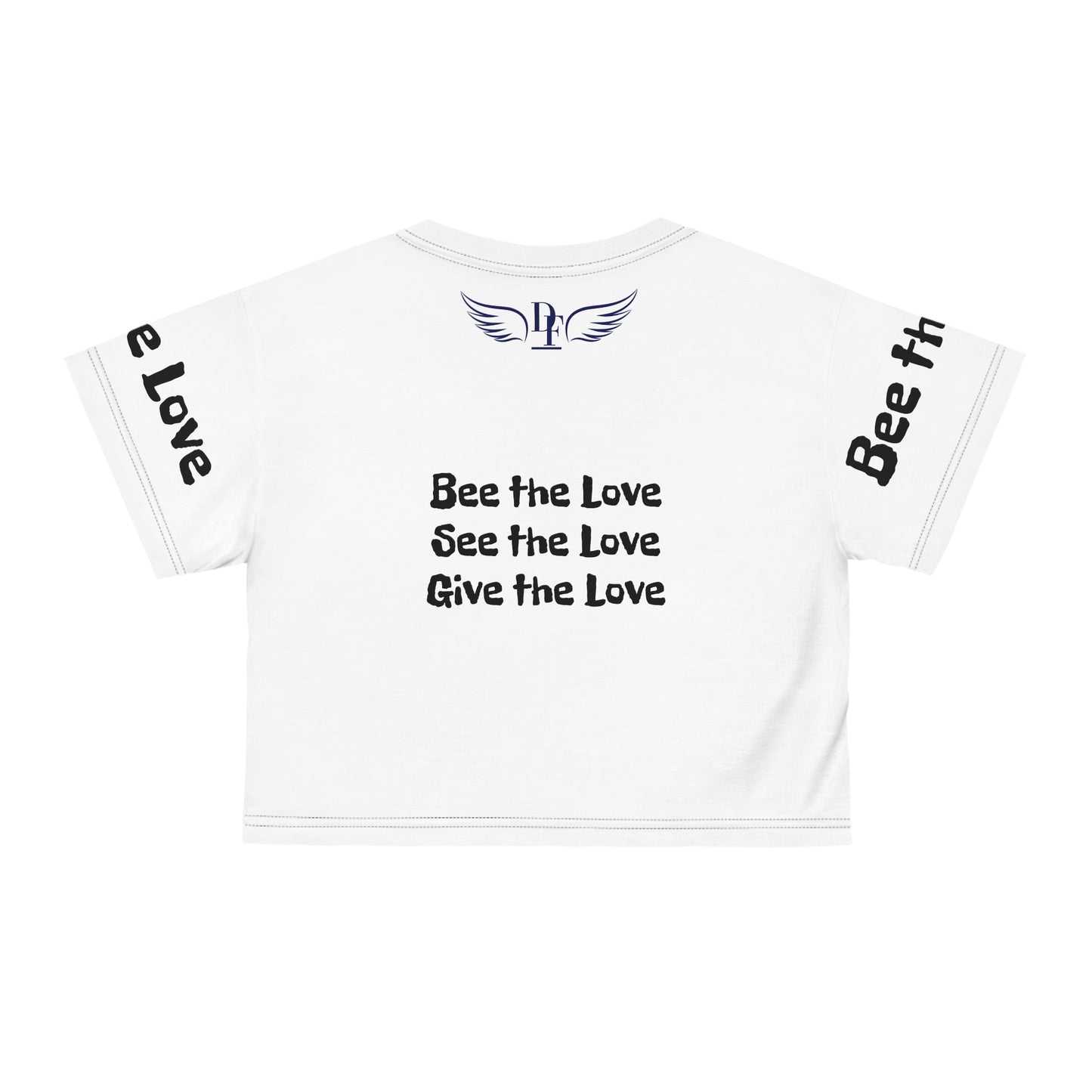 "Bee the Love II" Crop Tee