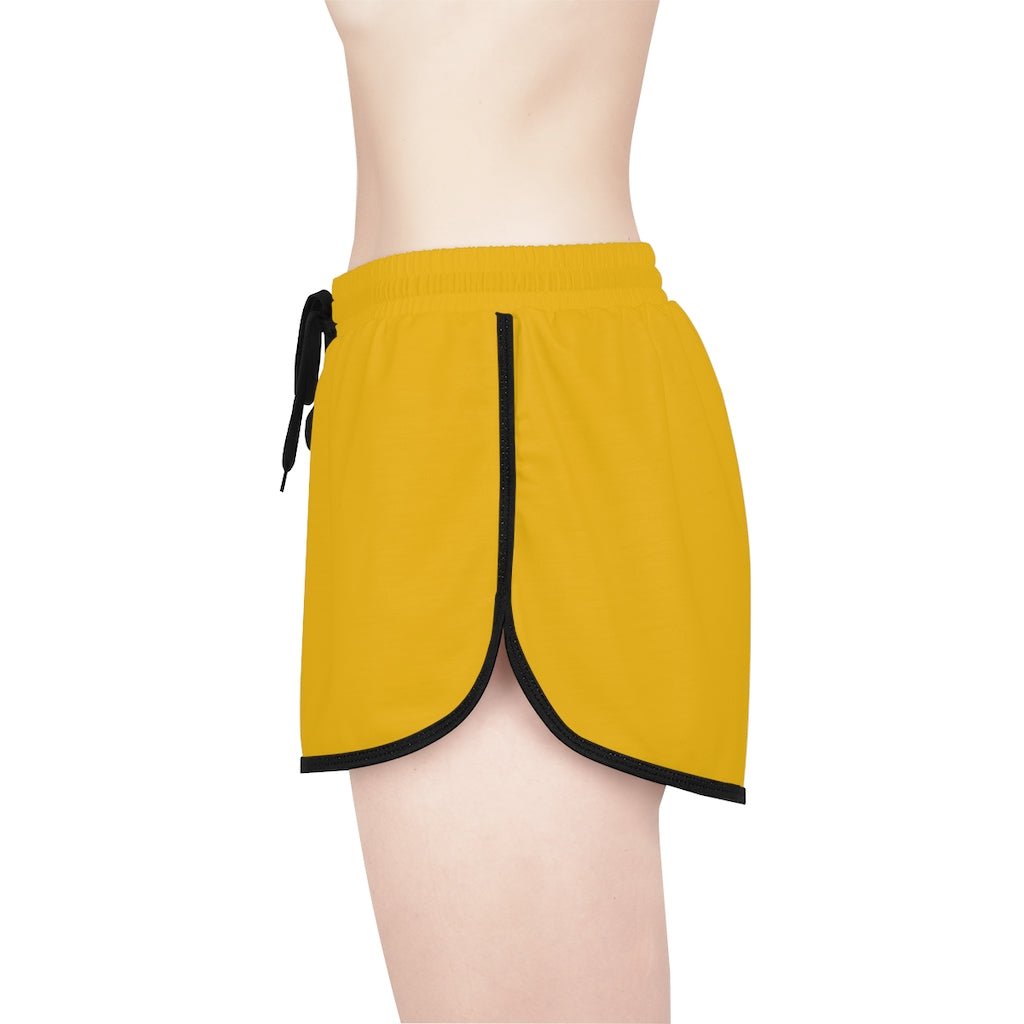 “Bee the Love” Women's Yellow Relaxed Shorts