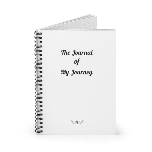 "My Journey" Notebook - White