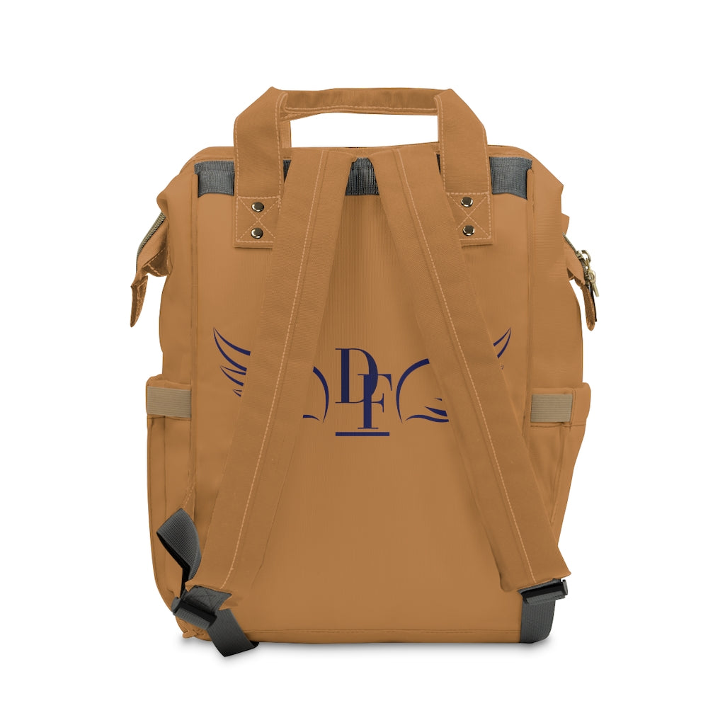“I Attract” Light Brown Diaper Bag / Backpack