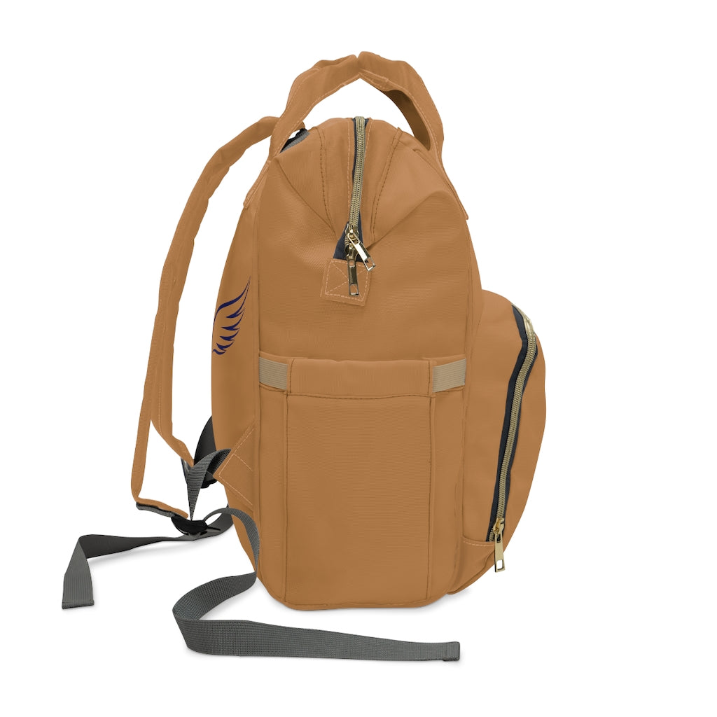 “I Attract” Light Brown Diaper Bag / Backpack