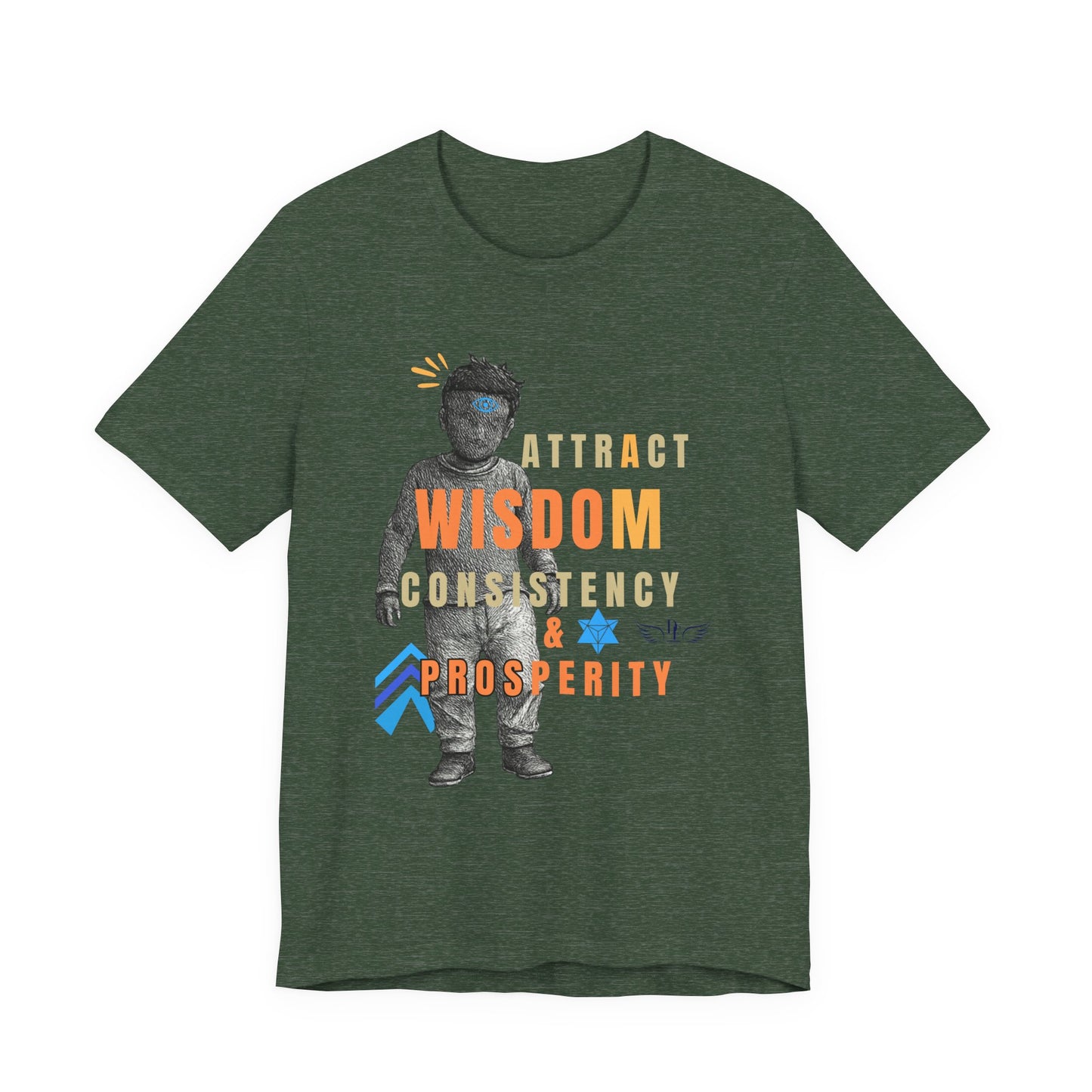 Wisdom & Prosperity Tee — Inspirational Graphic T‑Shirt