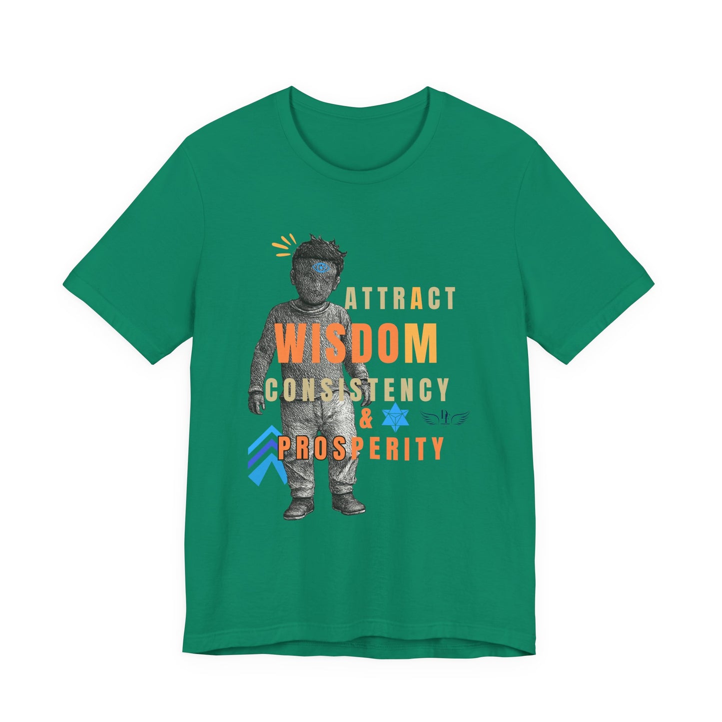 Wisdom & Prosperity Tee — Inspirational Graphic T‑Shirt