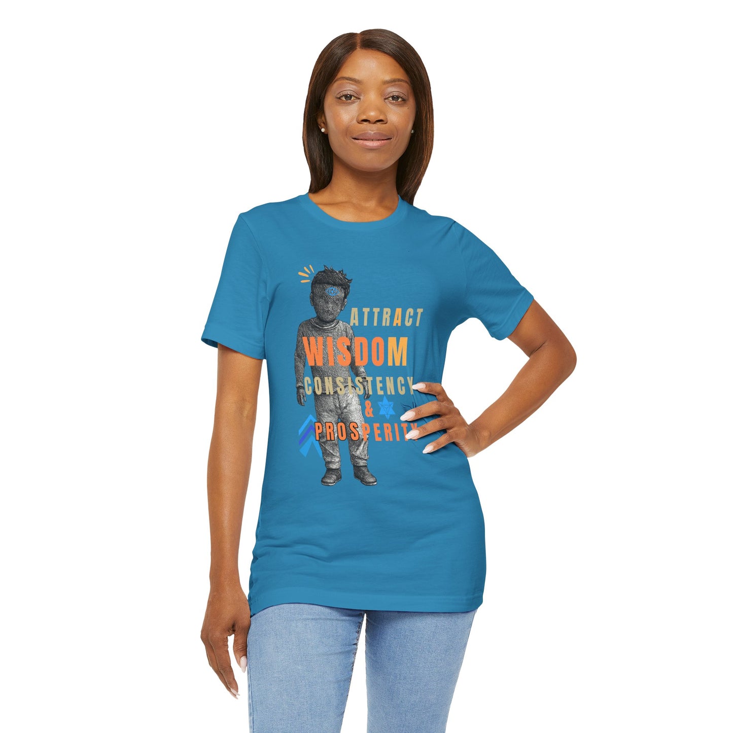 Wisdom & Prosperity Tee — Inspirational Graphic T‑Shirt