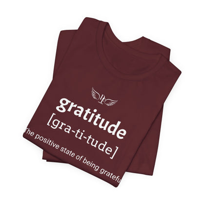 Men's “Gratitude” Short Sleeve Tee - “Black”