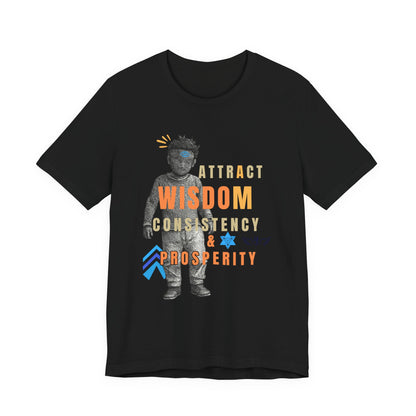Wisdom & Prosperity Tee — Inspirational Graphic T‑Shirt