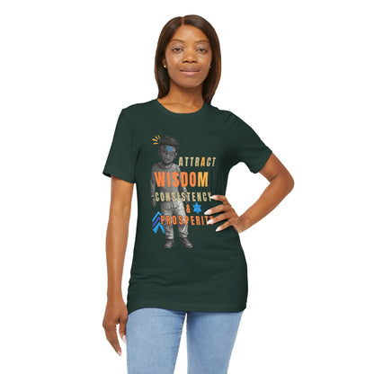 Wisdom & Prosperity Tee — Inspirational Graphic T‑Shirt