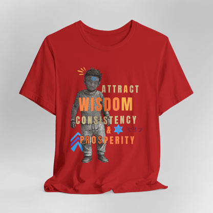 Wisdom & Prosperity Tee — Inspirational Graphic T‑Shirt