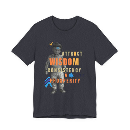 Wisdom & Prosperity Tee — Inspirational Graphic T‑Shirt