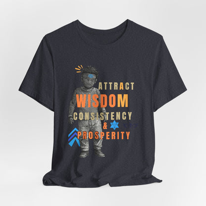 Wisdom & Prosperity Tee — Inspirational Graphic T‑Shirt
