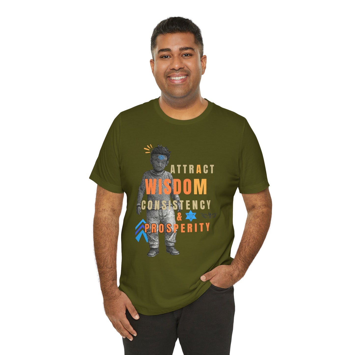 Wisdom & Prosperity Tee — Inspirational Graphic T‑Shirt
