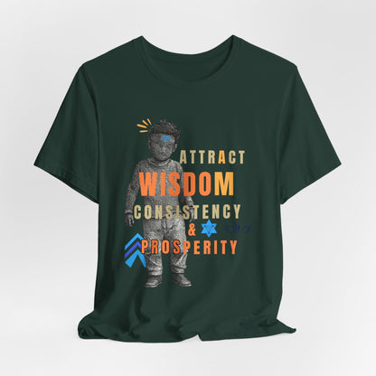 Wisdom & Prosperity Tee — Inspirational Graphic T‑Shirt