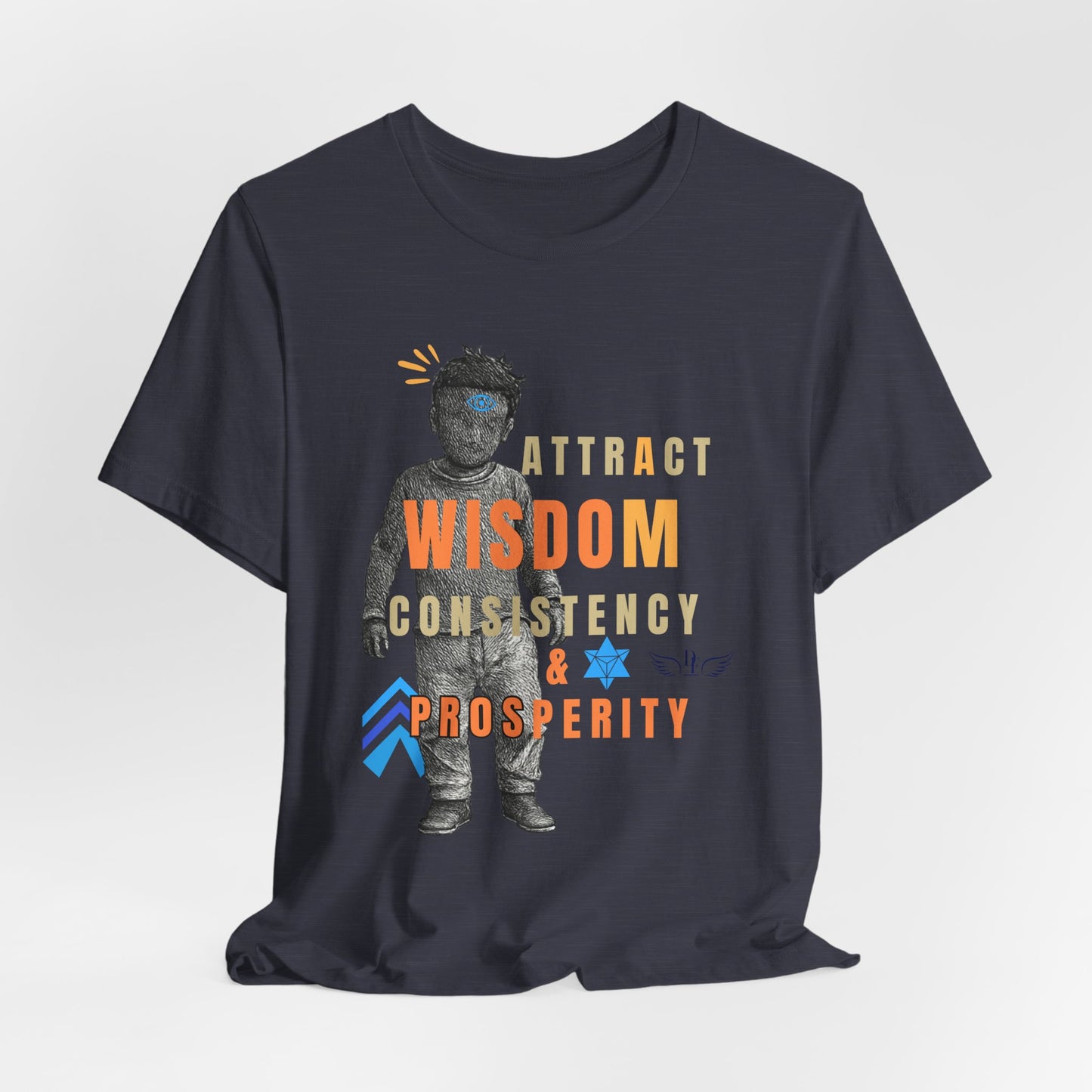 Wisdom & Prosperity Tee — Inspirational Graphic T‑Shirt