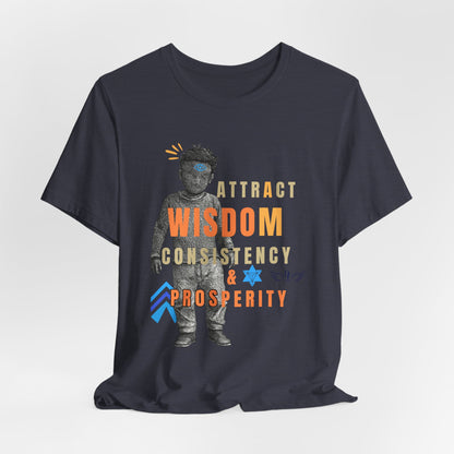 Wisdom & Prosperity Tee — Inspirational Graphic T‑Shirt