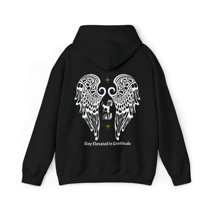 “Gratitude” Hooded Sweatshirt - “Black”