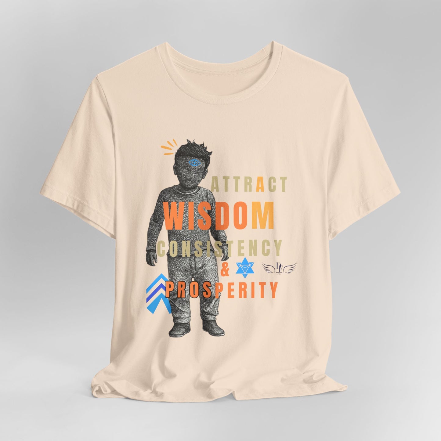 Wisdom & Prosperity Tee — Inspirational Graphic T‑Shirt