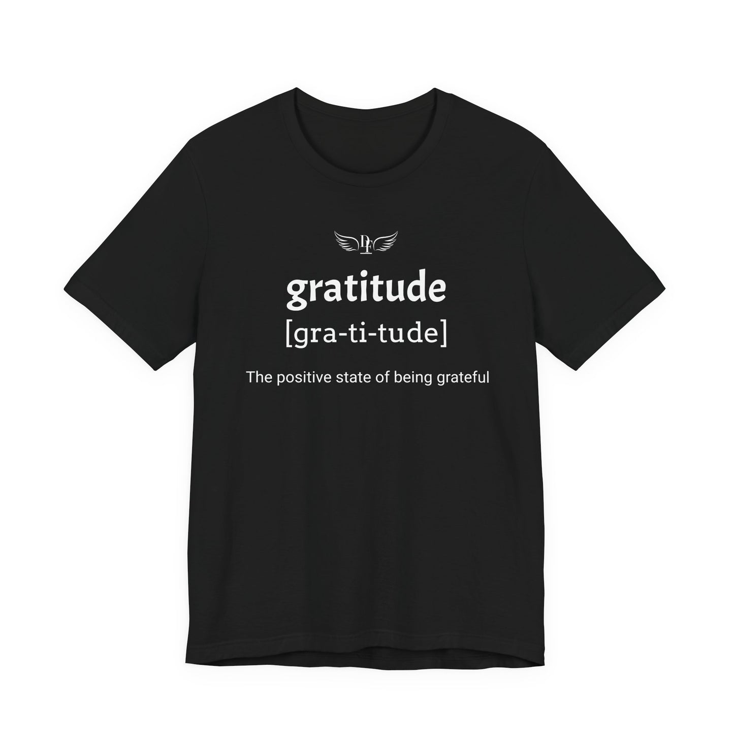 Men's “Gratitude” Short Sleeve Tee - “Black”