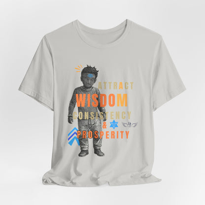 Wisdom & Prosperity Tee — Inspirational Graphic T‑Shirt