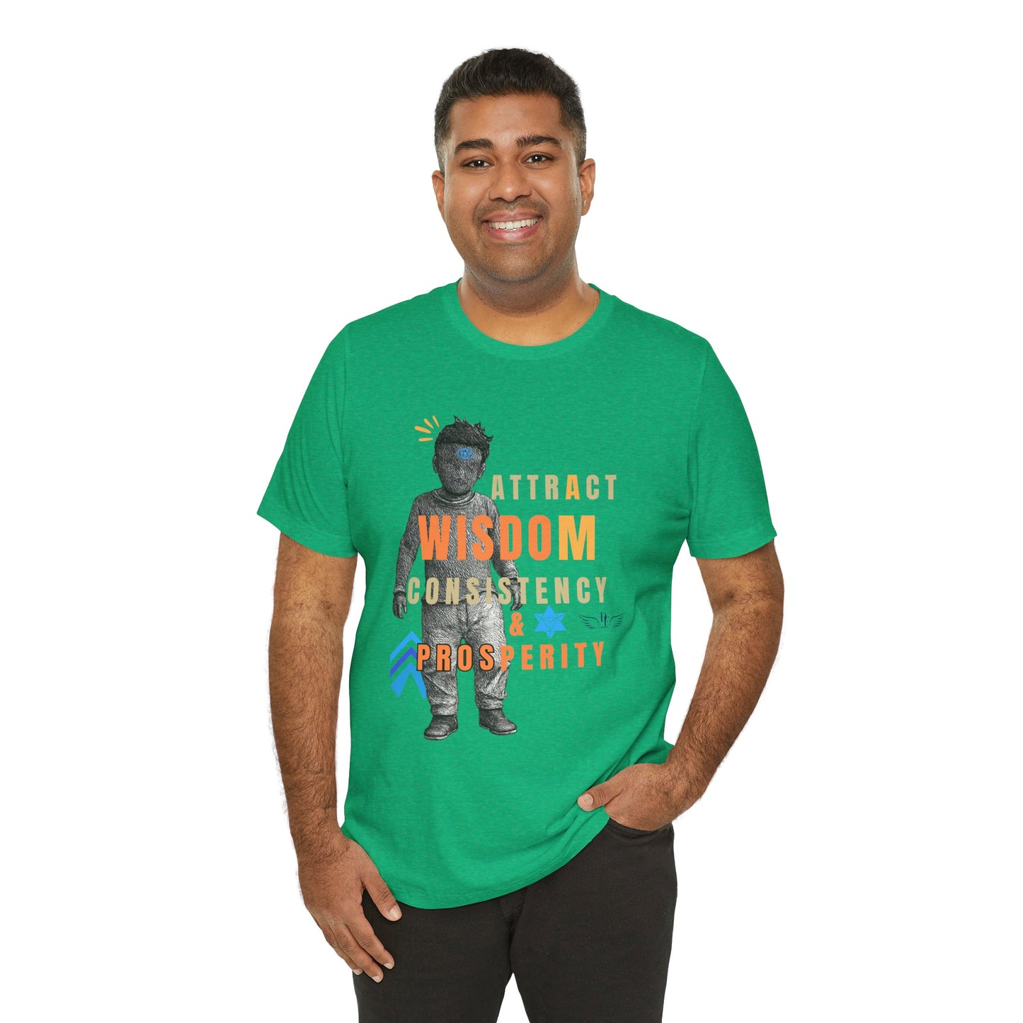 Wisdom & Prosperity Tee — Inspirational Graphic T‑Shirt