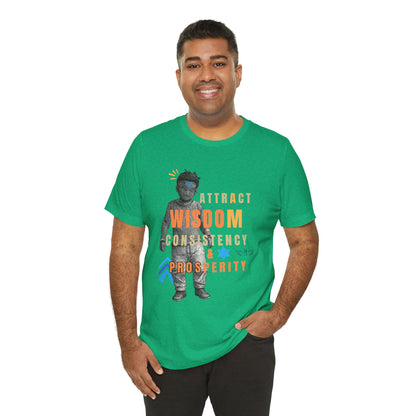 Wisdom & Prosperity Tee — Inspirational Graphic T‑Shirt