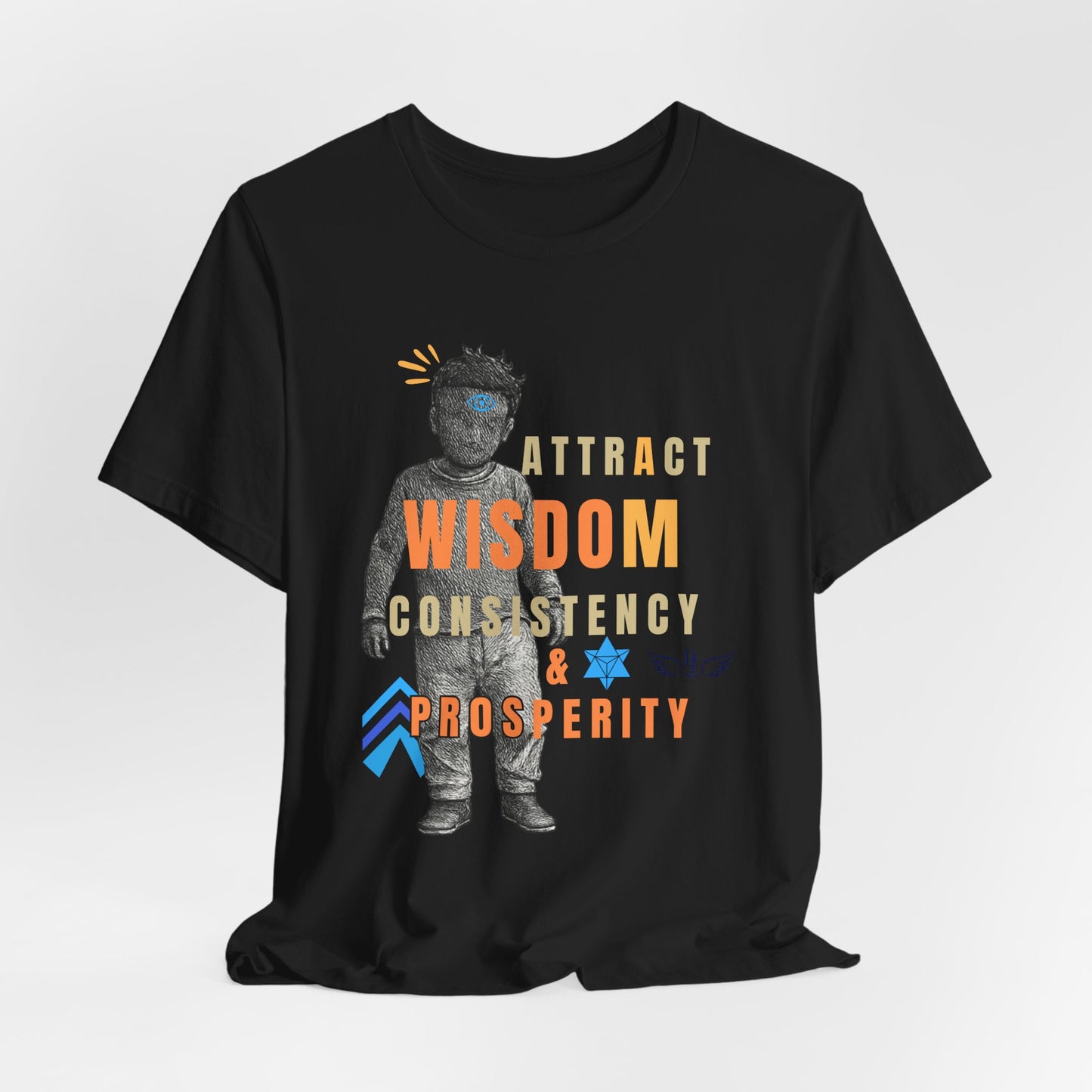 Wisdom & Prosperity Tee — Inspirational Graphic T‑Shirt