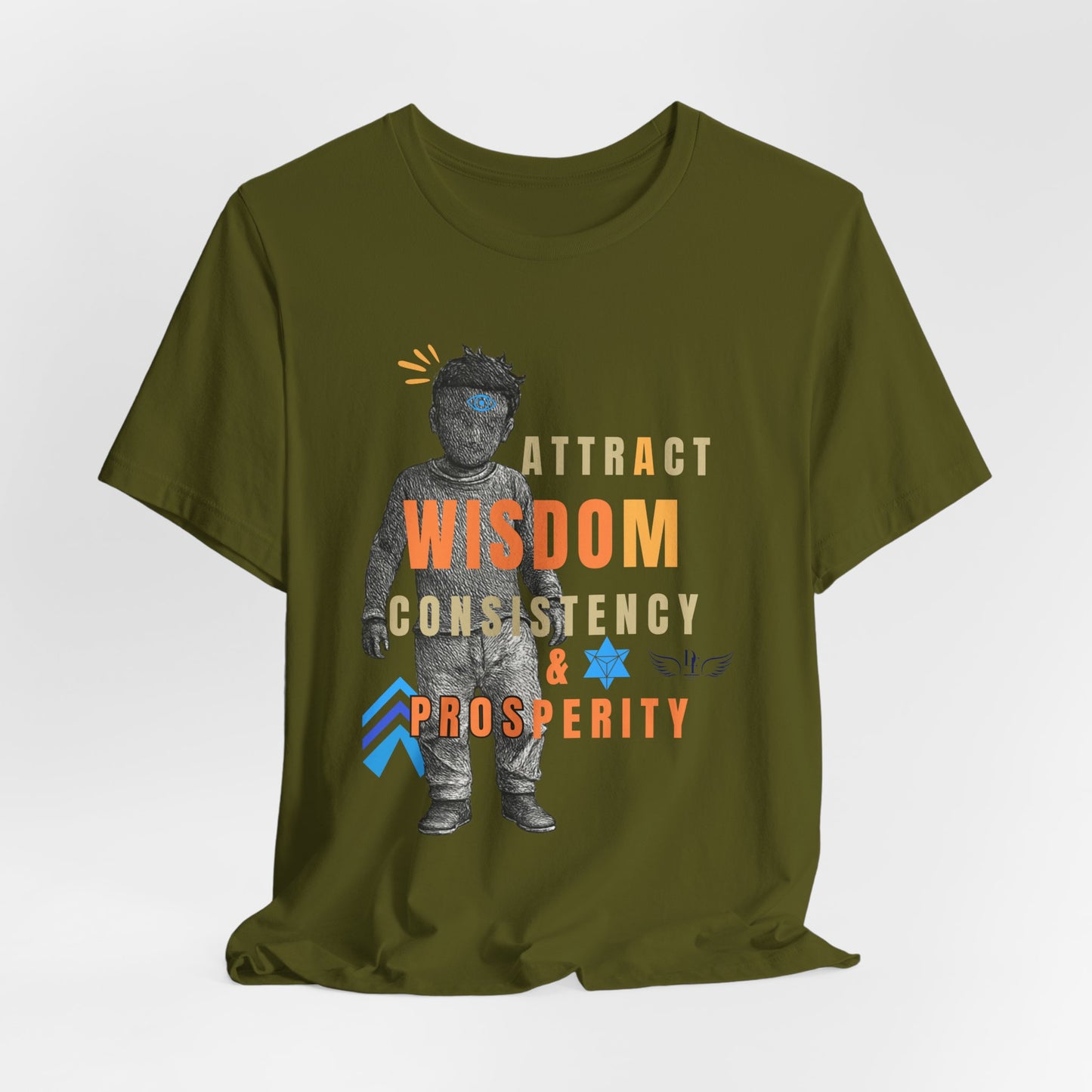 Wisdom & Prosperity Tee — Inspirational Graphic T‑Shirt