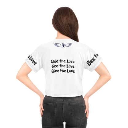 "Bee the Love II" Crop Tee