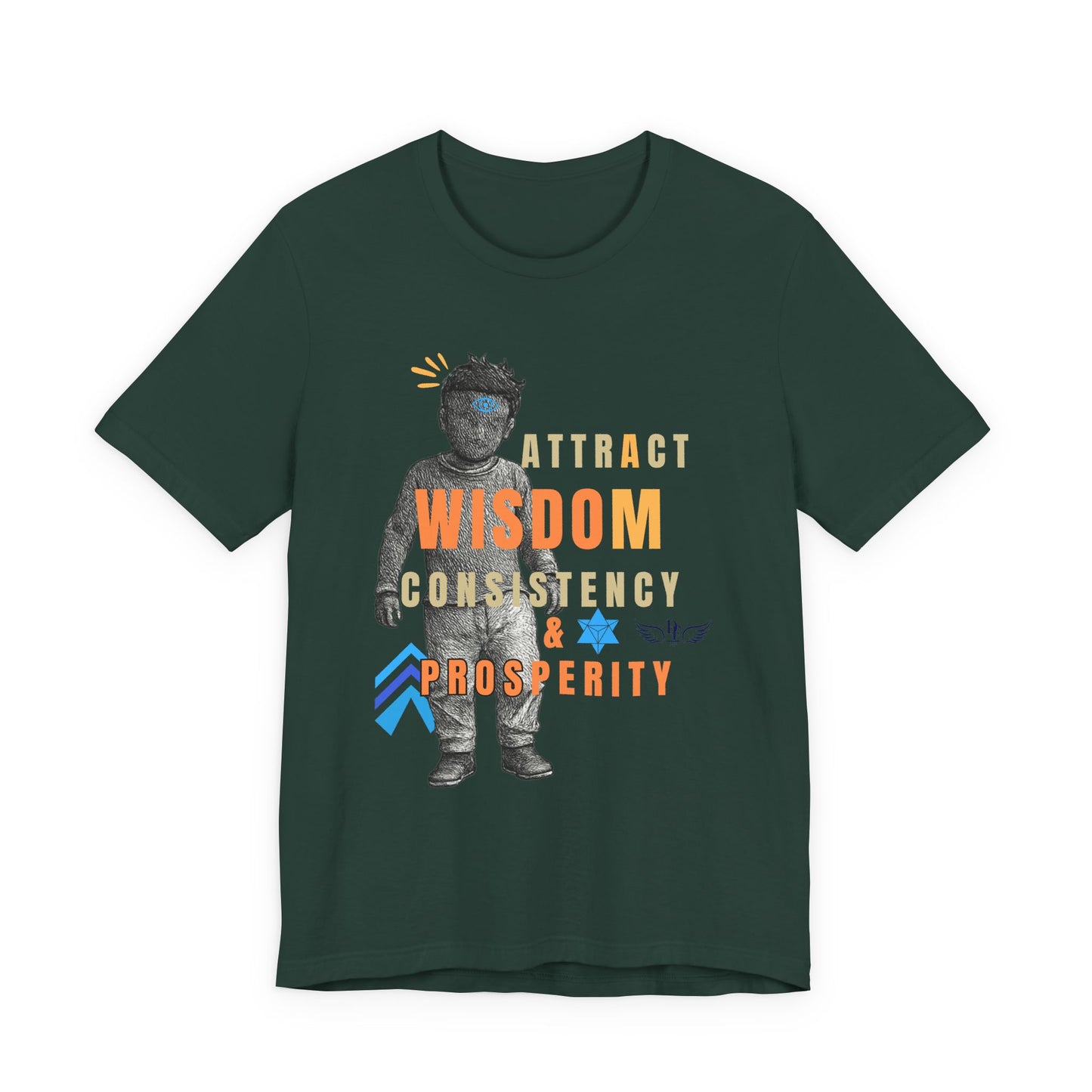 Wisdom & Prosperity Tee — Inspirational Graphic T‑Shirt