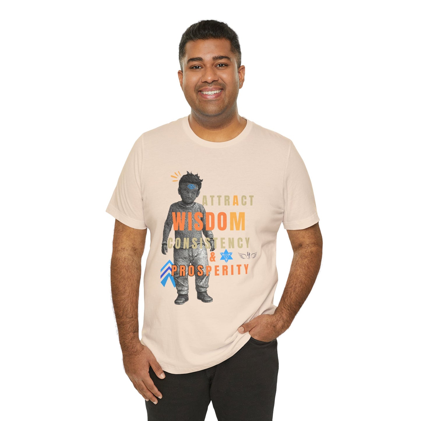 Wisdom & Prosperity Tee — Inspirational Graphic T‑Shirt