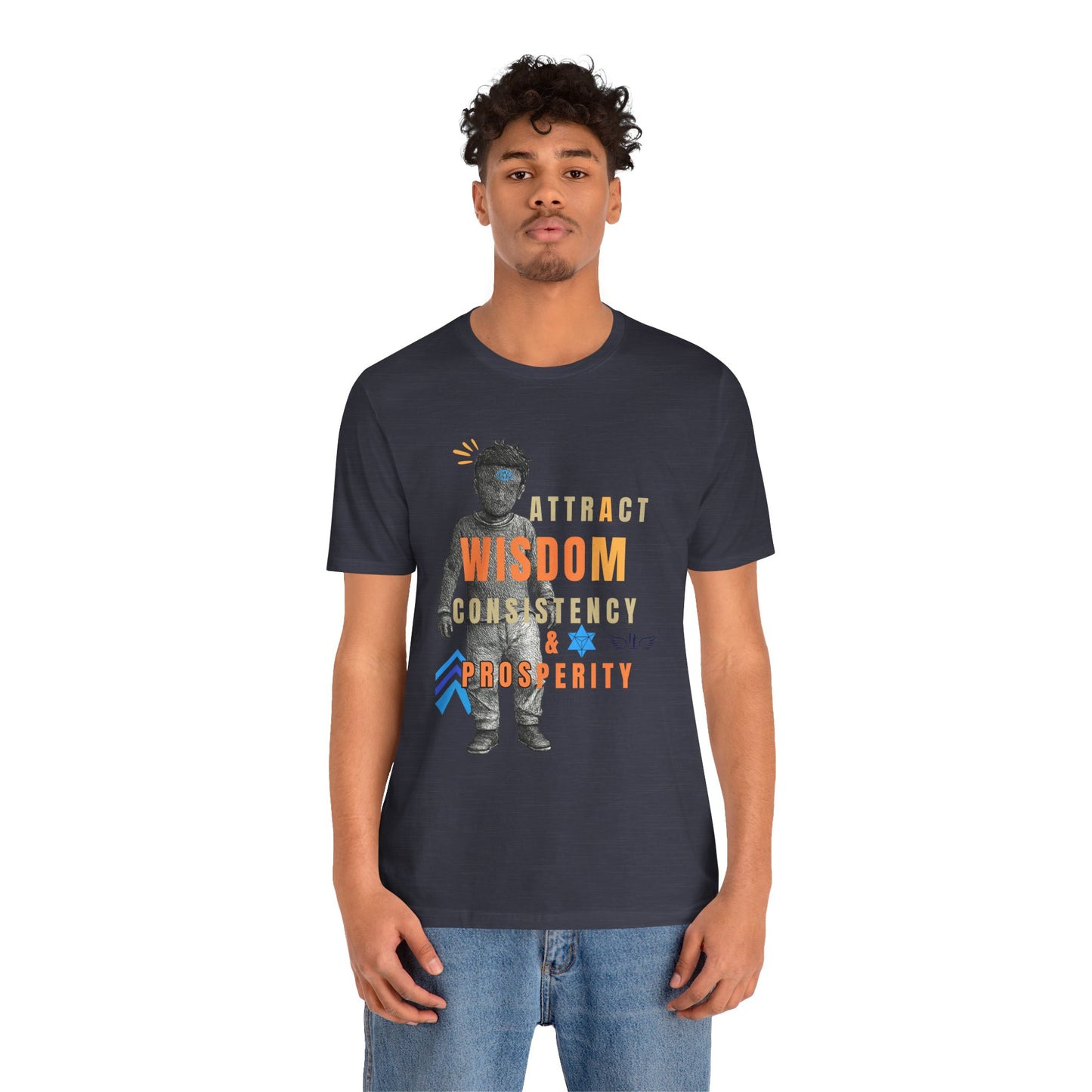 Wisdom & Prosperity Tee — Inspirational Graphic T‑Shirt
