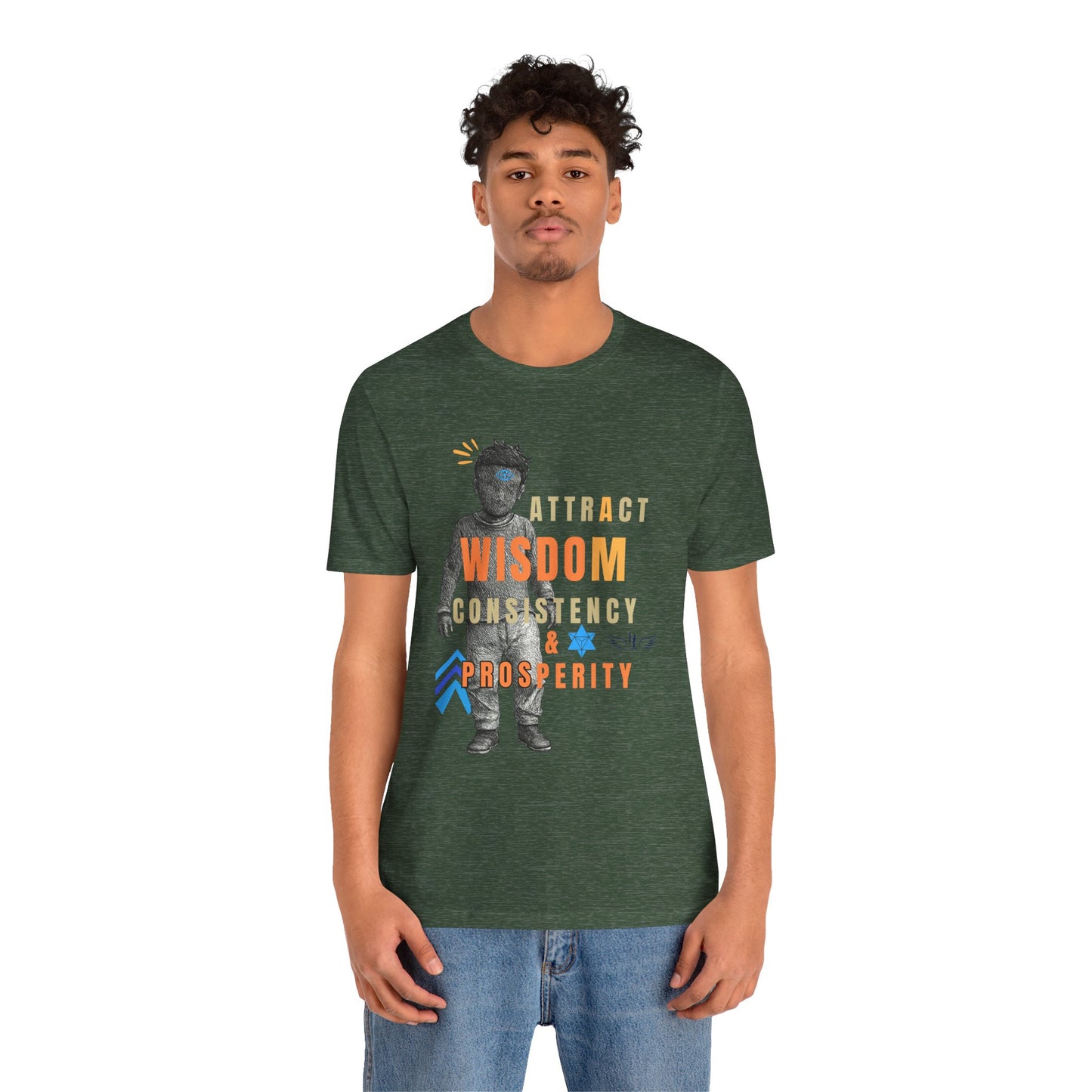 Wisdom & Prosperity Tee — Inspirational Graphic T‑Shirt