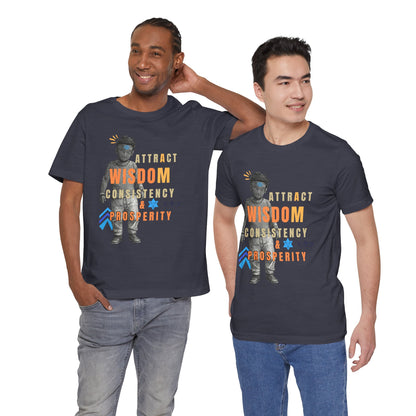 Wisdom & Prosperity Tee — Inspirational Graphic T‑Shirt