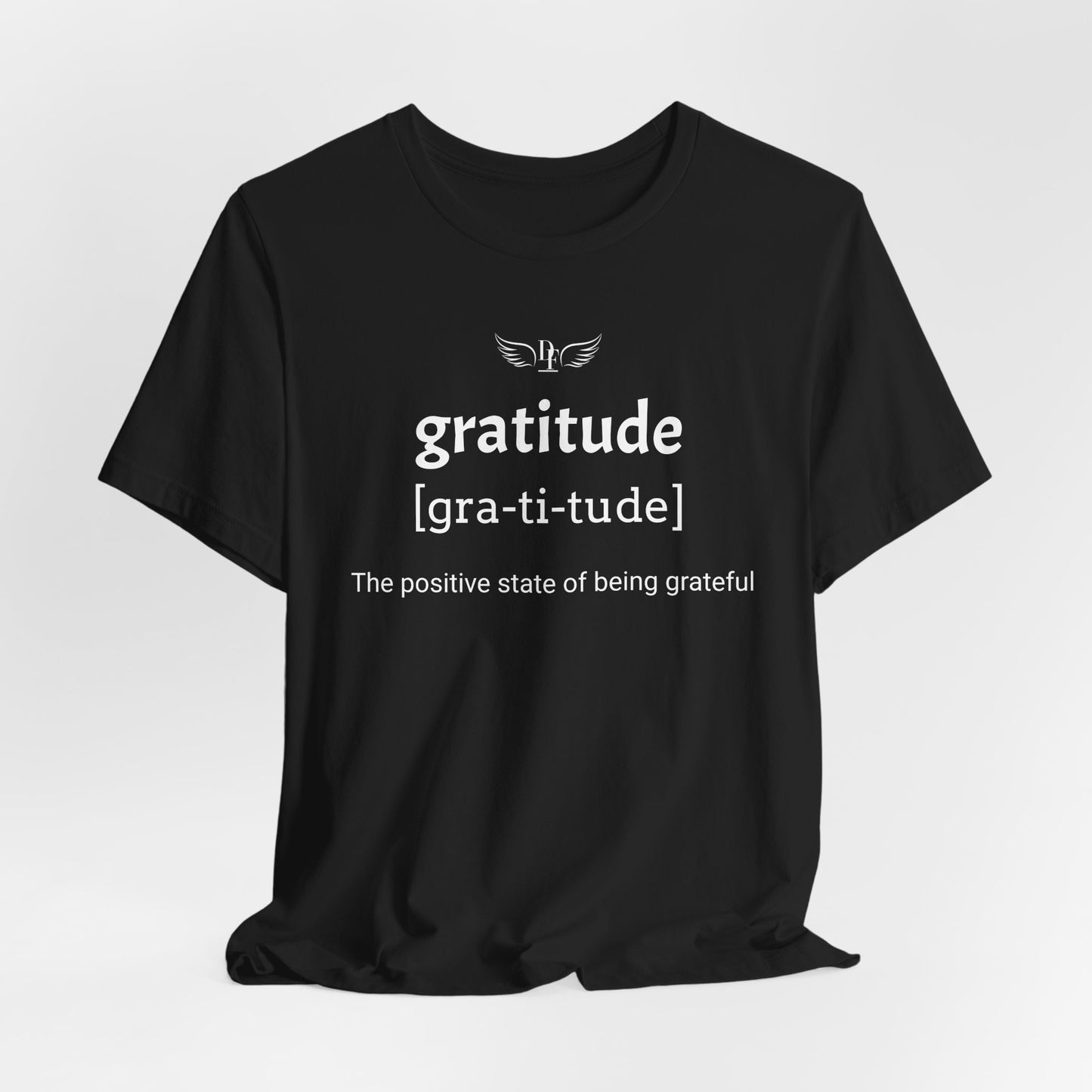 Men's “Gratitude” Short Sleeve Tee - “Black”