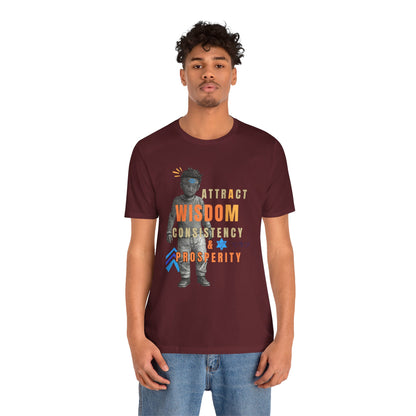 Wisdom & Prosperity Tee — Inspirational Graphic T‑Shirt