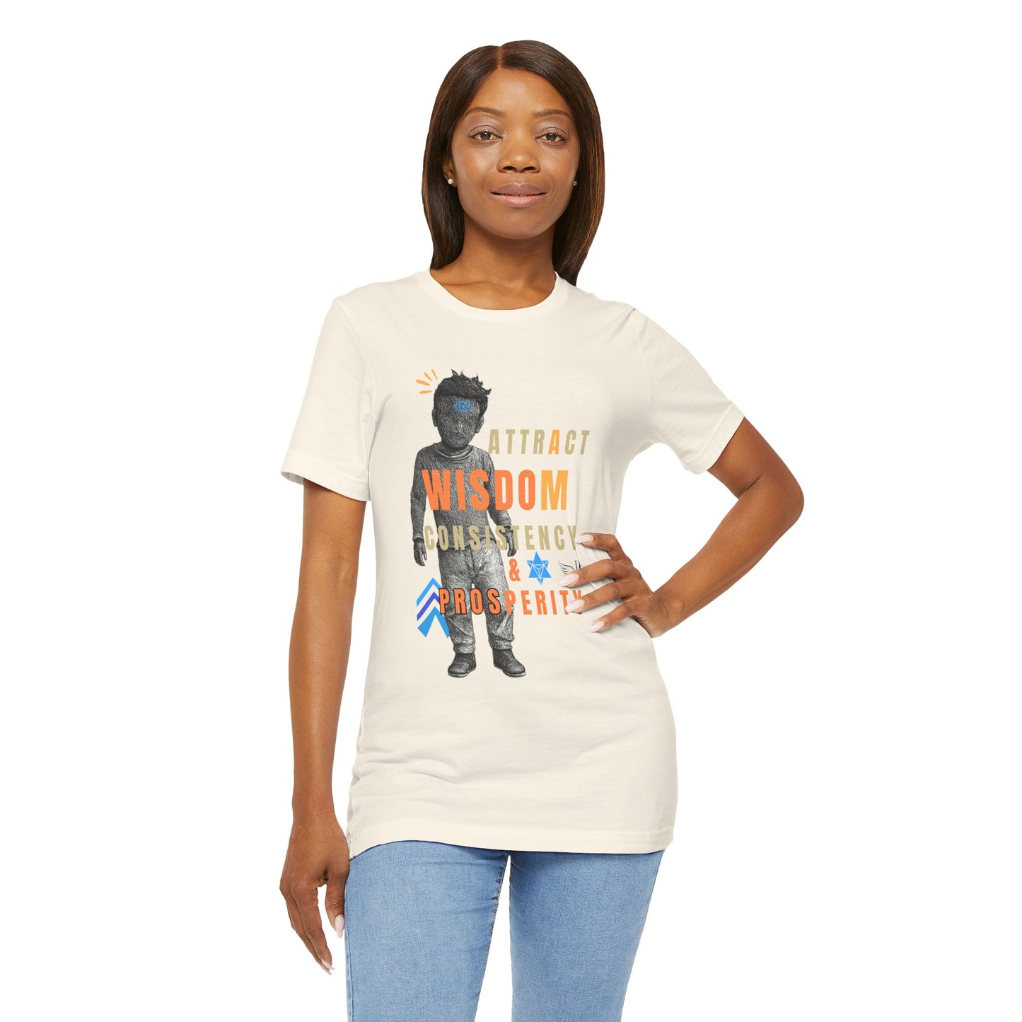 Wisdom & Prosperity Tee — Inspirational Graphic T‑Shirt