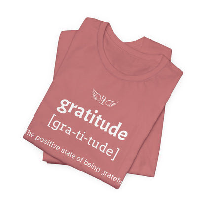 Men's “Gratitude” Short Sleeve Tee - “Black”