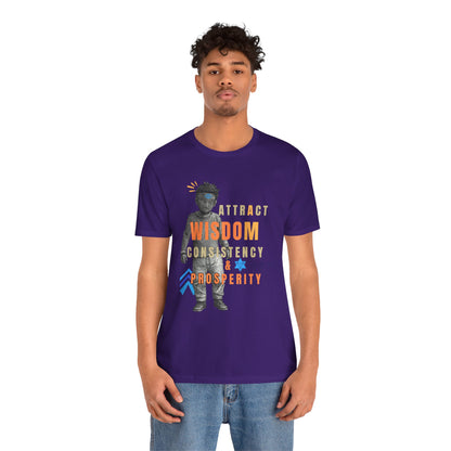 Wisdom & Prosperity Tee — Inspirational Graphic T‑Shirt