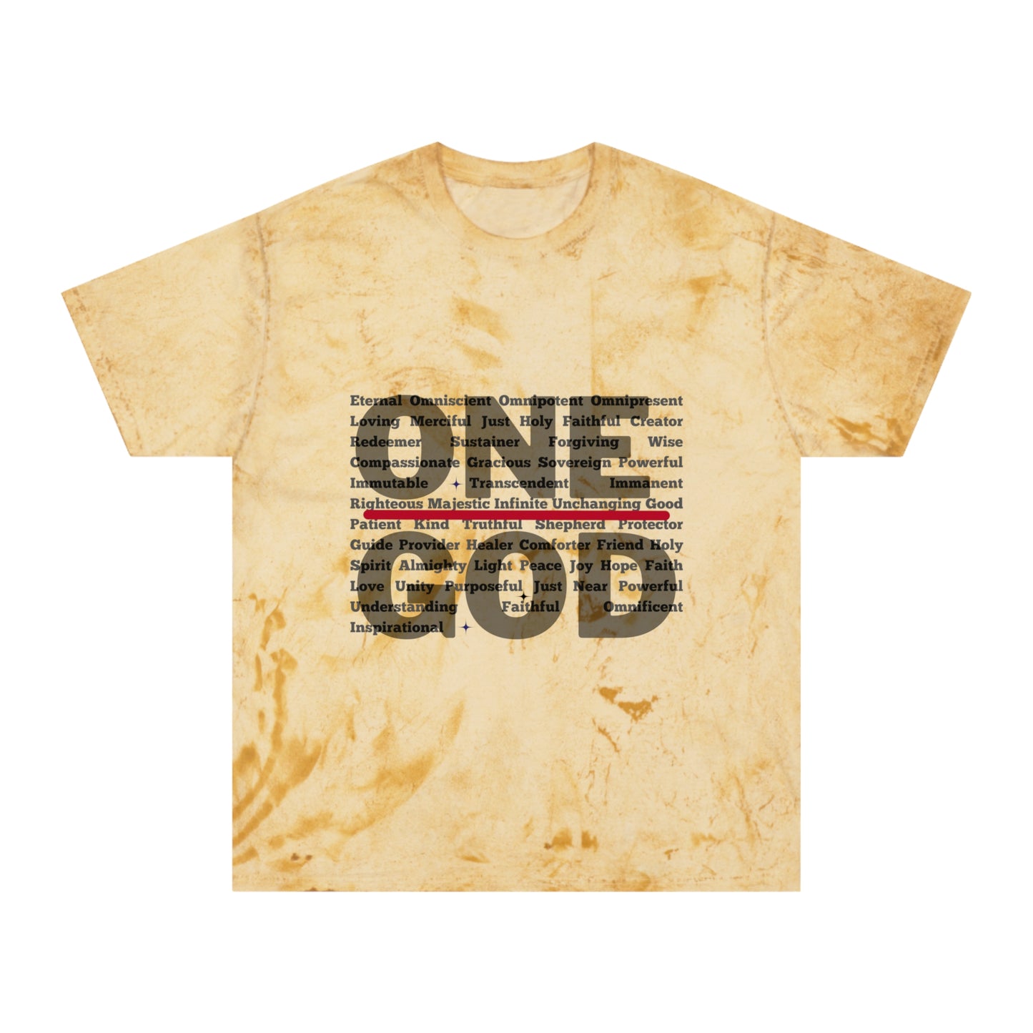 “One God” - Color Blast T-Shirt
