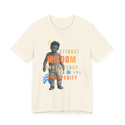 Wisdom & Prosperity Tee — Inspirational Graphic T‑Shirt