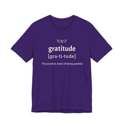 Men's “Gratitude” Short Sleeve Tee - “Black”