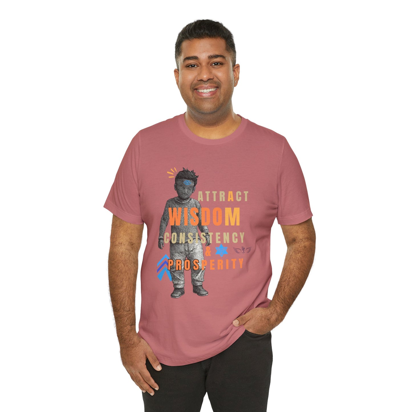 Wisdom & Prosperity Tee — Inspirational Graphic T‑Shirt