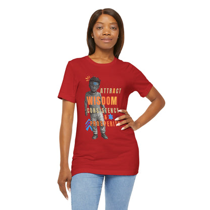 Wisdom & Prosperity Tee — Inspirational Graphic T‑Shirt