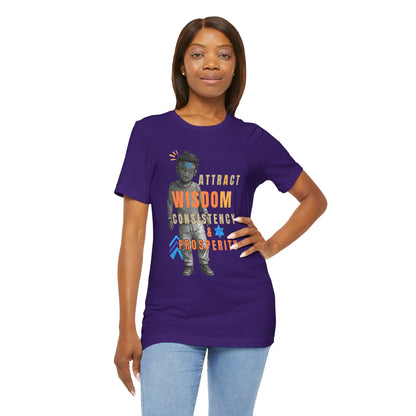 Wisdom & Prosperity Tee — Inspirational Graphic T‑Shirt