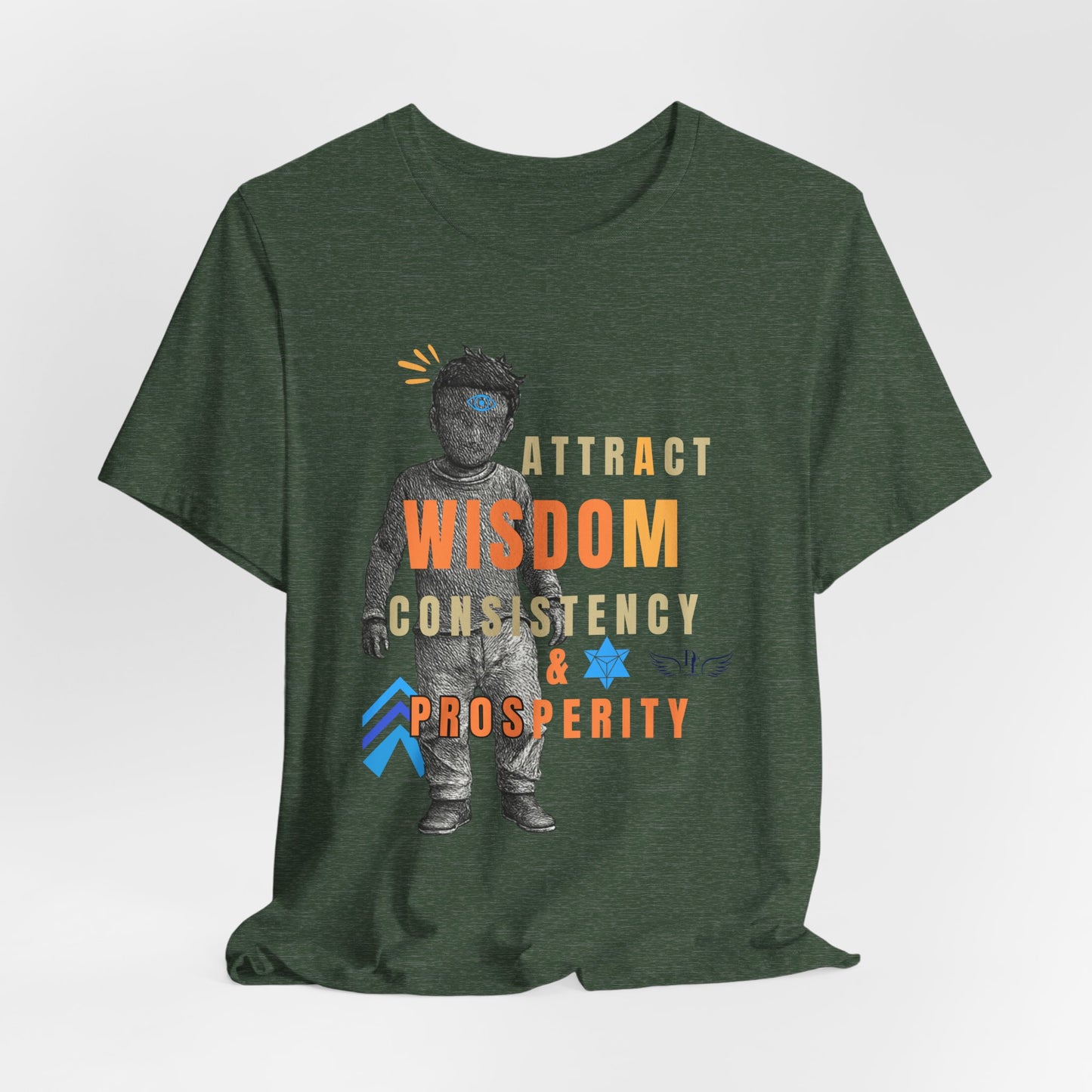 Wisdom & Prosperity Tee — Inspirational Graphic T‑Shirt