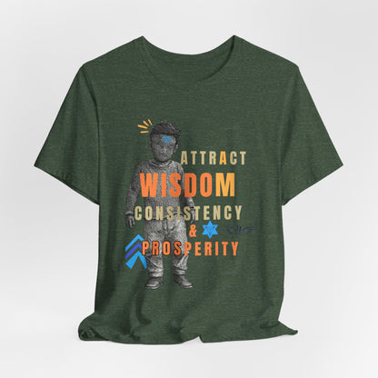 Wisdom & Prosperity Tee — Inspirational Graphic T‑Shirt