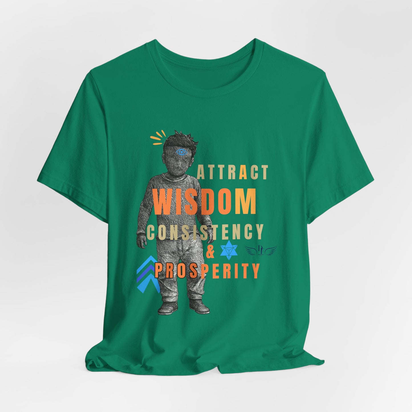 Wisdom & Prosperity Tee — Inspirational Graphic T‑Shirt