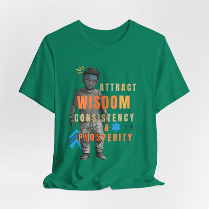 Wisdom & Prosperity Tee — Inspirational Graphic T‑Shirt