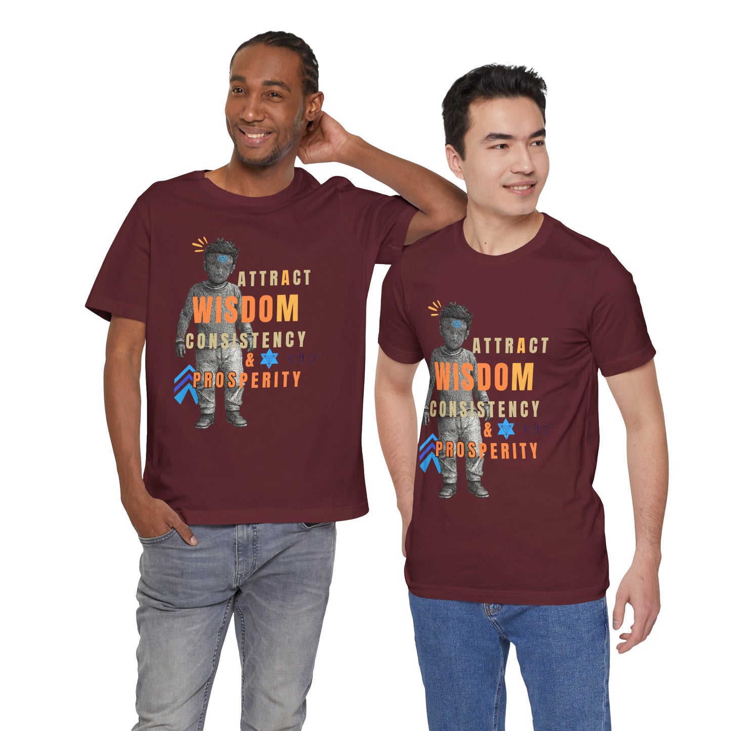 Wisdom & Prosperity Tee — Inspirational Graphic T‑Shirt