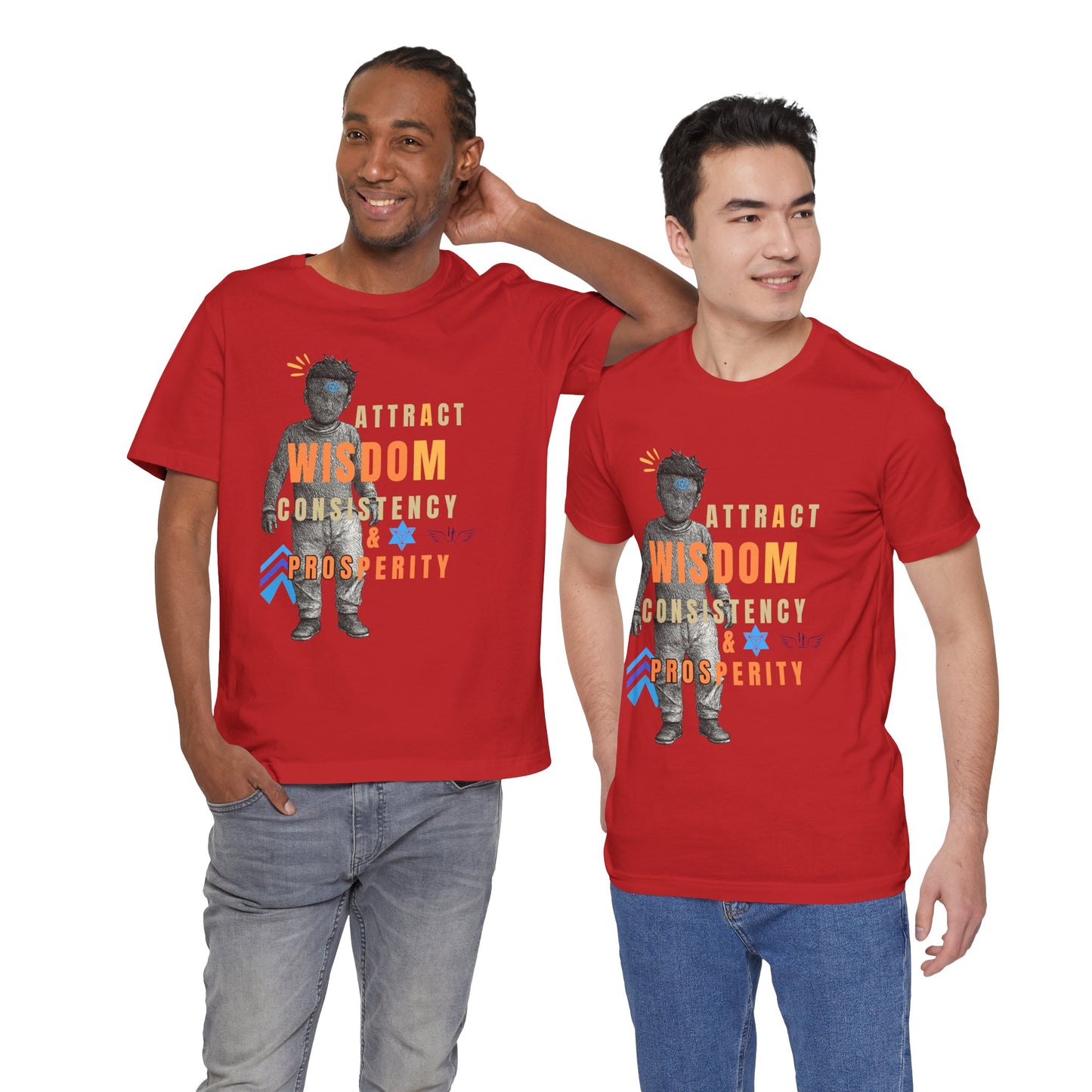 Wisdom & Prosperity Tee — Inspirational Graphic T‑Shirt