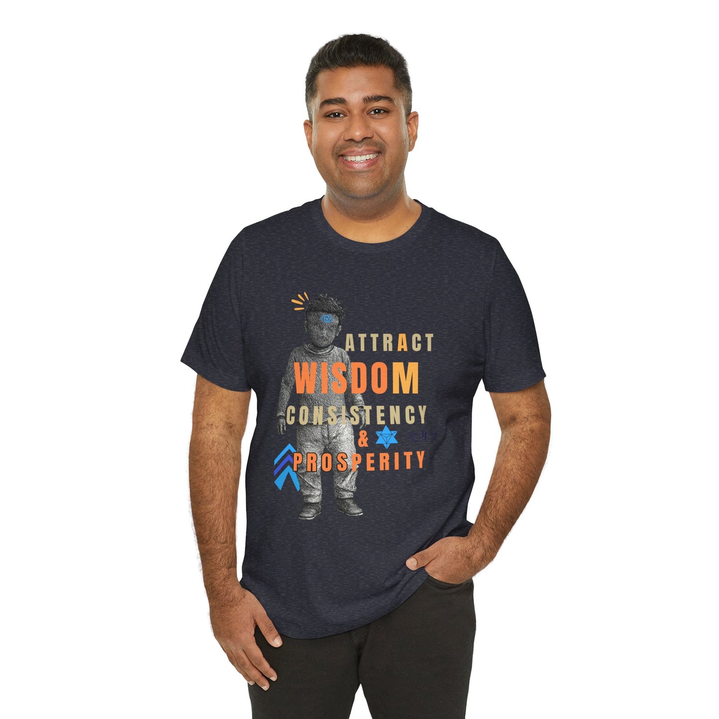 Wisdom & Prosperity Tee — Inspirational Graphic T‑Shirt